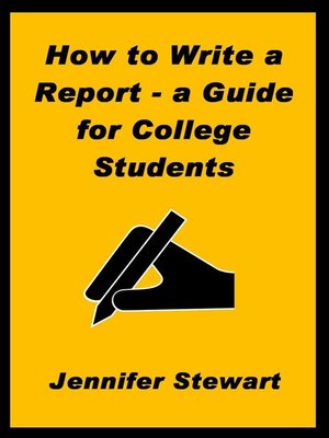 cover image of How to Write a Report